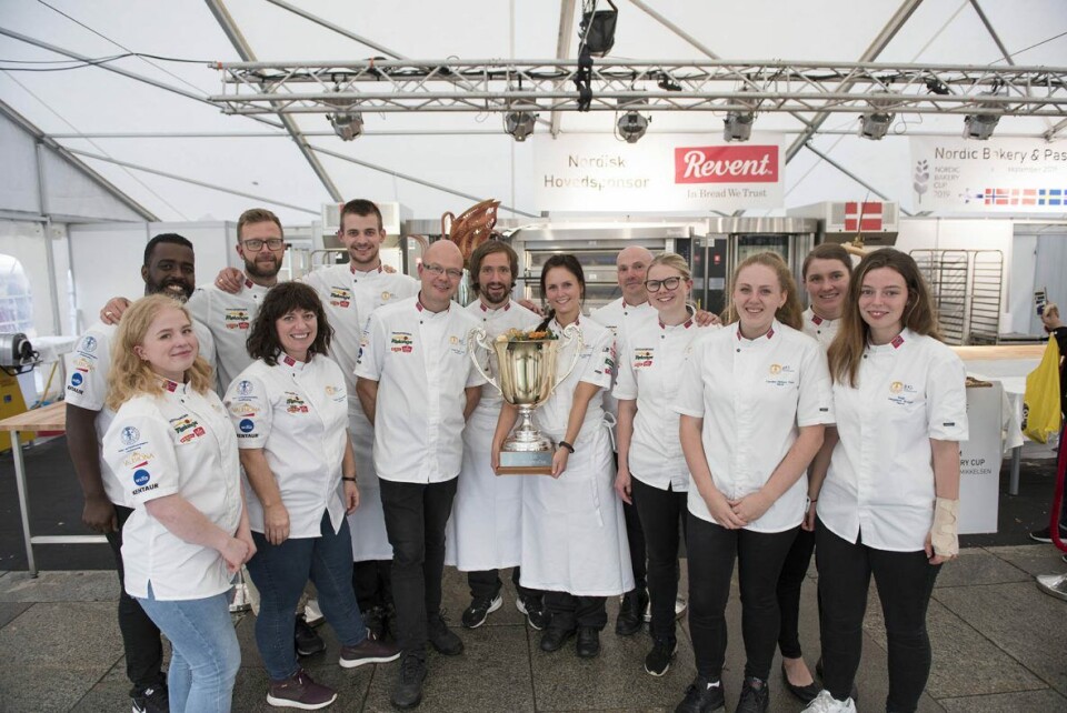 Hele baker- og konditorlandslaget 2019, her fotografert rett etter Nordisk i 2019. Noen går ut av laget, mens nye kommer til. Hele baker- og konditorlandslaget 2019, her fotografert rett etter Nordisk i 2019. Noen går ut av laget, mens nye kommer til.