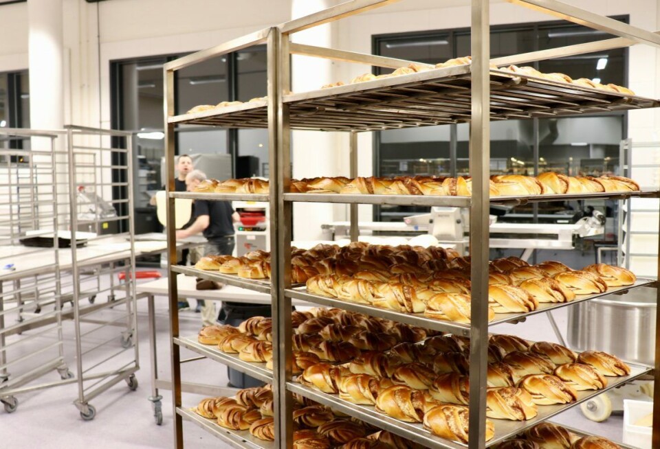 I det nye bakeriet på Forus klarer de å bake 2000 kanelsnurrer på 30 minutter. I det nye bakeriet på Forus klarer de å bake 2000 kanelsnurrer på 30 minutter.