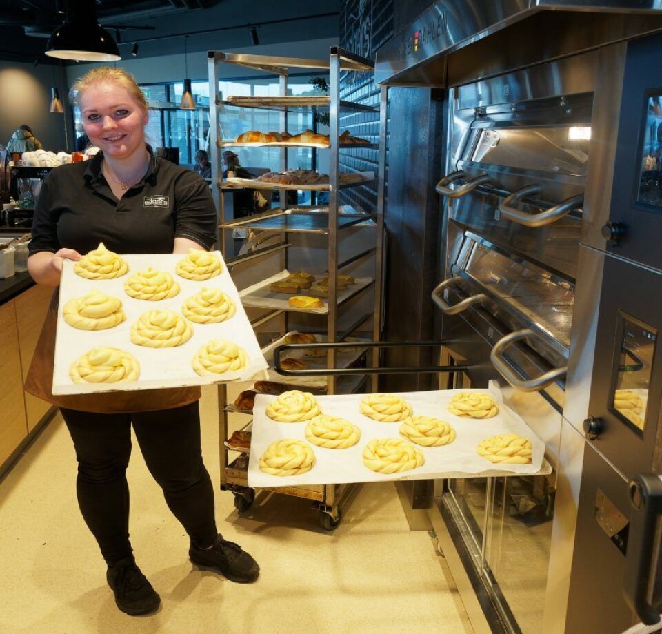 Melissa Egeland og kollegene har hatt solid innrykk av kunder lenge før området er ferdig utbygd. Melissa Egeland og kollegene har hatt solid innrykk av kunder lenge før området er ferdig utbygd.