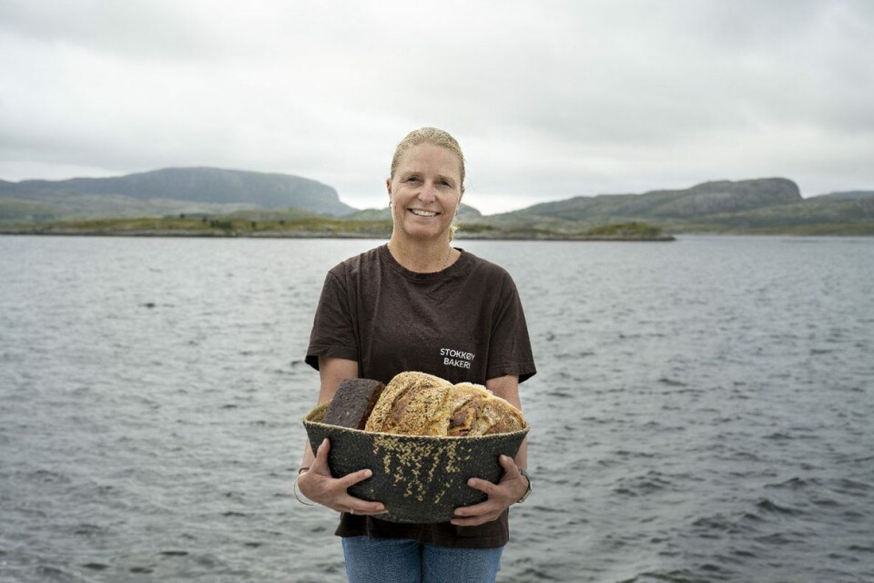 Daglig leder Ingrid Langklopp i Stokkøy Bakeri.