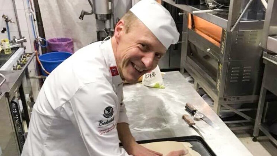 Amund Skruvold fra Bakehuset har travle, men svært minneverdige dager OL-baker. Amund Skruvold fra Bakehuset har travle, men svært minneverdige dager OL-baker.