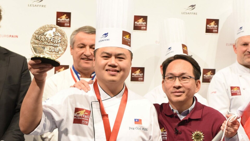 Peng-Chieh Wang fra Taiwan vant kategorien Artistic bread under Masters de la Boulangerie 2018. Peng-Chieh Wang fra Taiwan vant kategorien Artistic bread under Masters de la Boulangerie 2018.