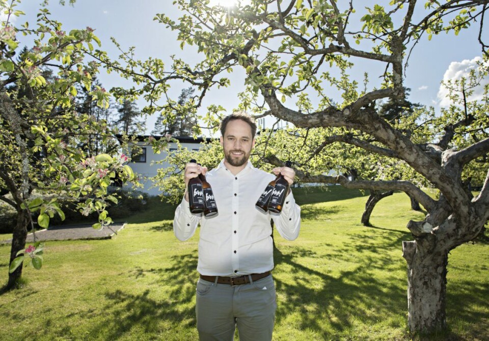 Thomas Valand håper ølet skal falle i smak hos gjestene denne sommeren.
