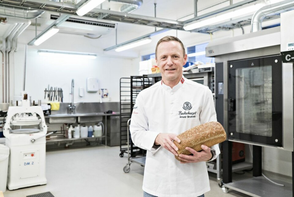 Amund Skrutvold er produktutviklingssjef og bakermester i Bakehuset, og skal fortelle om utviklingen av insektsbrødet «Mjølmums».