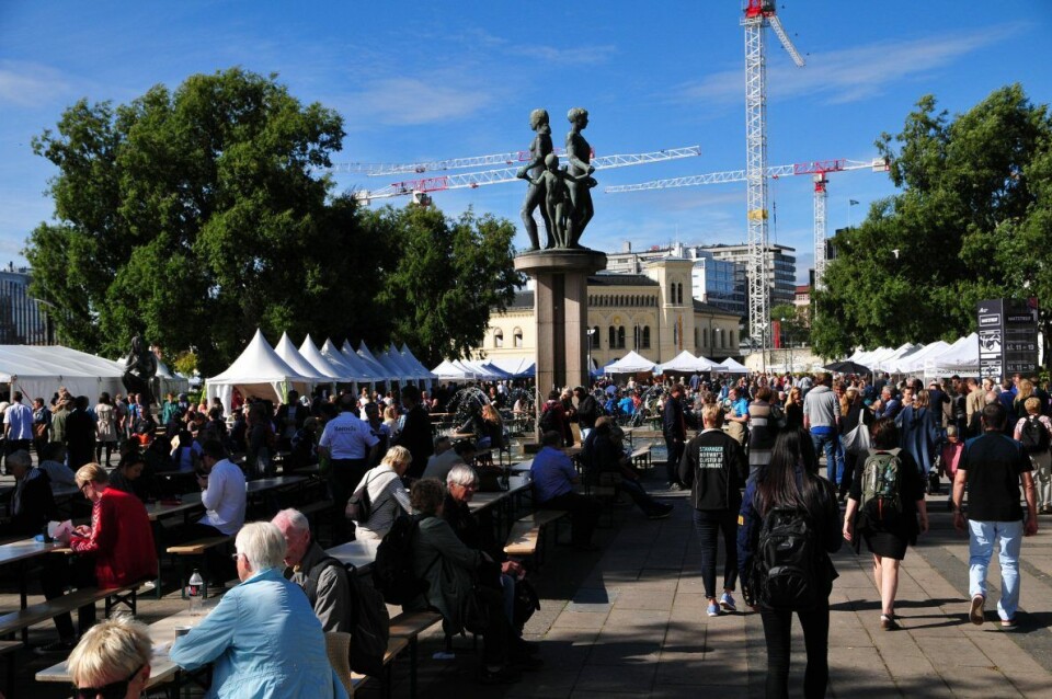 Fra Matstreif 2016 på Rådhusplassen i Oslo