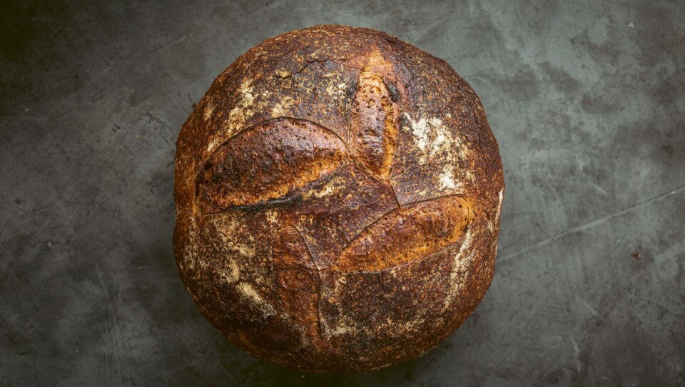 Landbrød med spiret quinoa fra den nye boken.