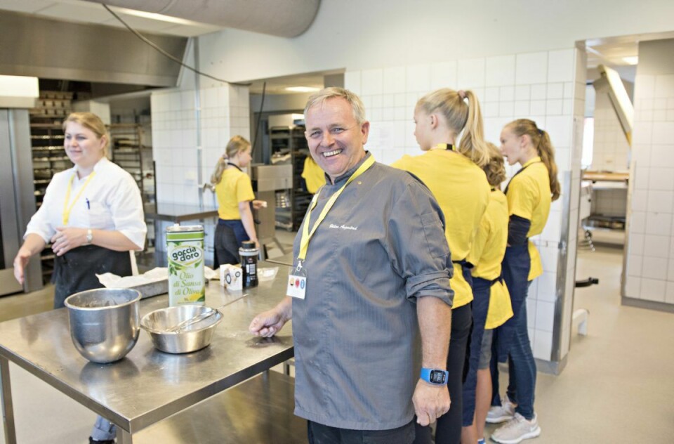 Håkon Augestad er faglærer på restaurant- og matfag på Etterstad vgs.