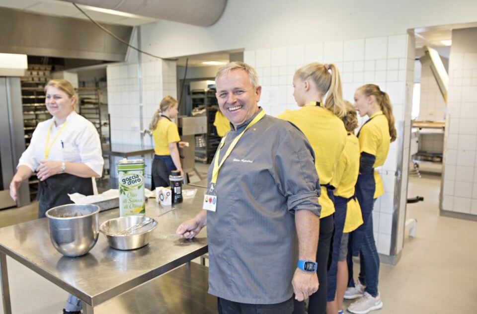 Håkon Augestad er faglærer på restaurant- og matfag på Etterstad vgs.