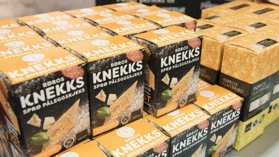Røros Knekks fra Rørosbaker'n er en takkestekt påleggskjeks som blant annet er laget av restproduktet mesk fra ølbrygging.
