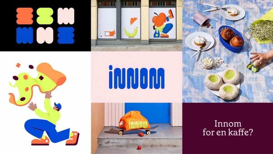 Slik ser logoen og det visuelle uttrykket til Innom ut.