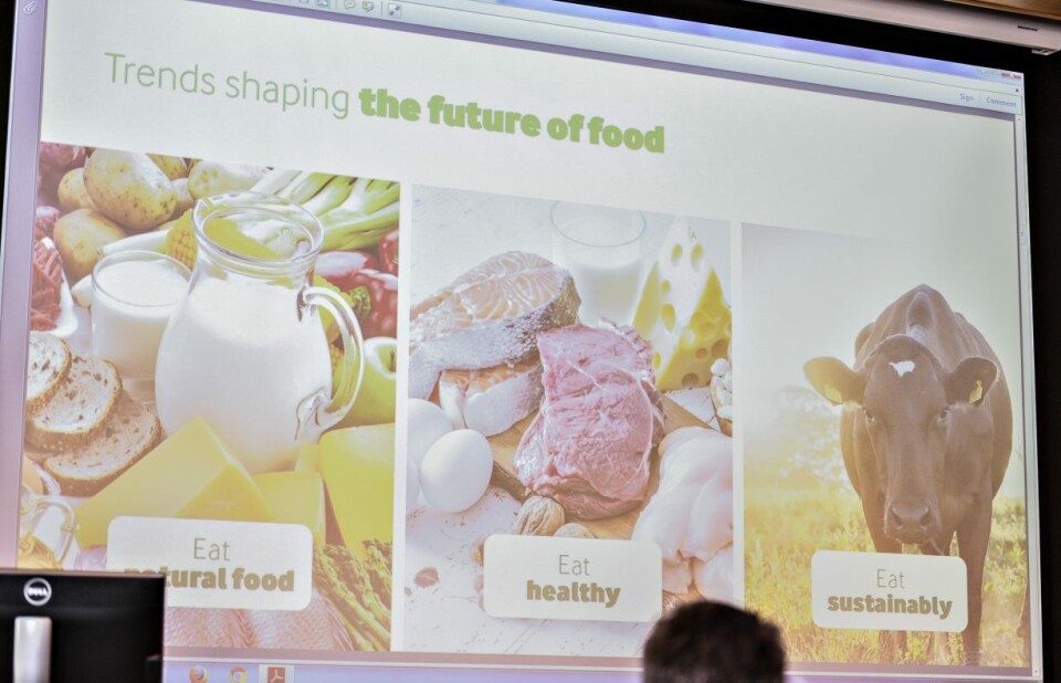 Trender som vil dominere matindustrien fremover, i følge Arla. Trender som vil dominere matindustrien fremover, i følge Arla.