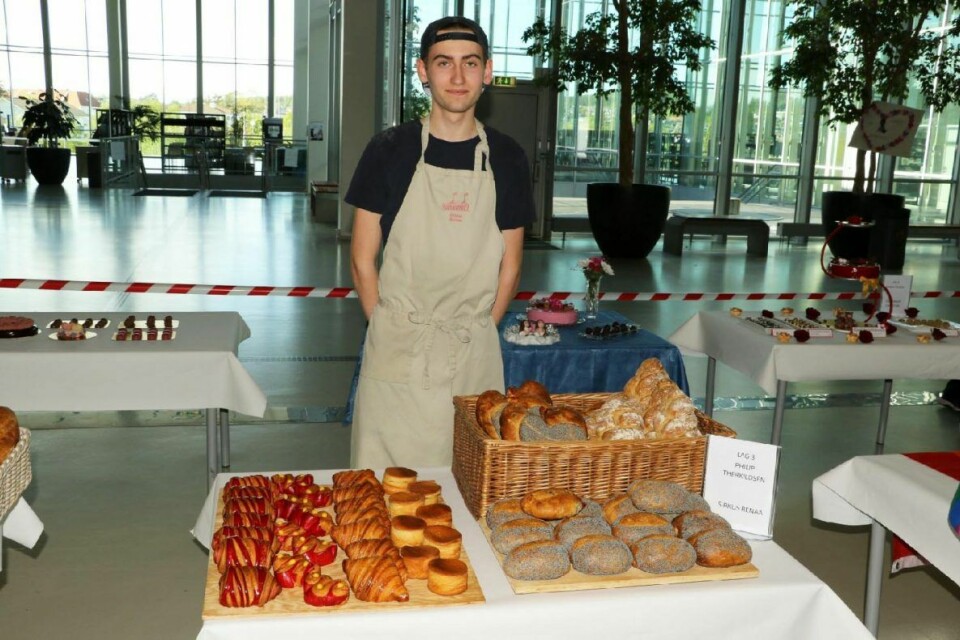 Philip Therkildsen fra Sirkus Renaa vant i Rogalandsmesterskapet for baker 2022.