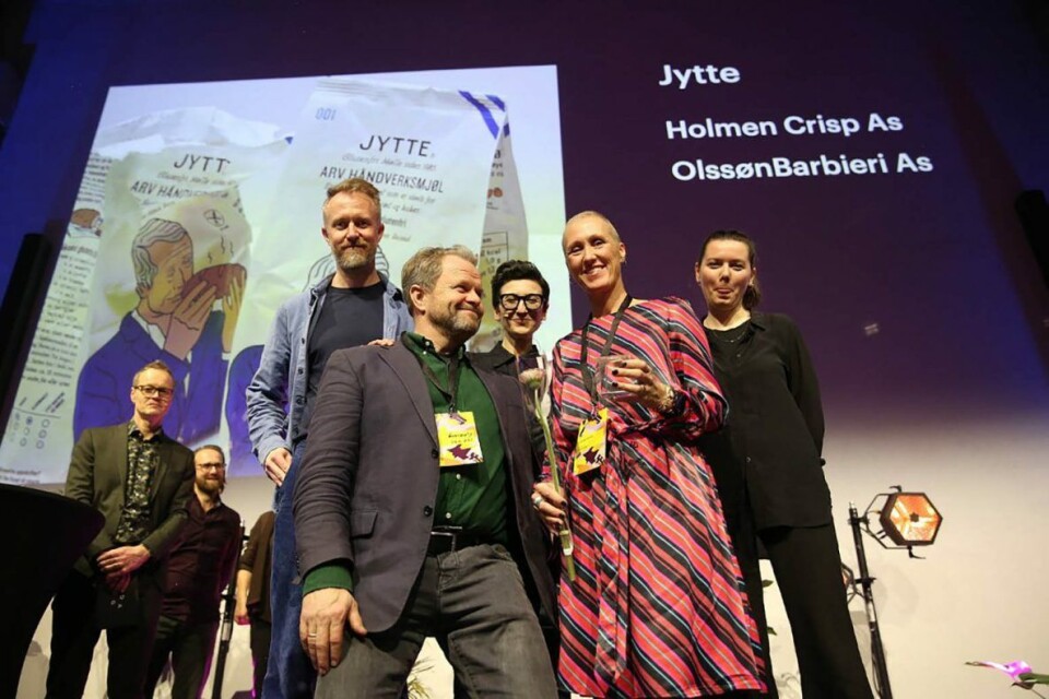 Gjengen bak designen på Jytte-produktene er Olssøn Barbieri og Holmen Crisp. Gjengen bak designen på Jytte-produktene er Olssøn Barbieri og Holmen Crisp.