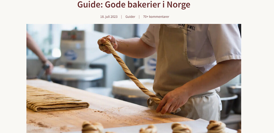 17 bakerier fikk drahjelp av VG