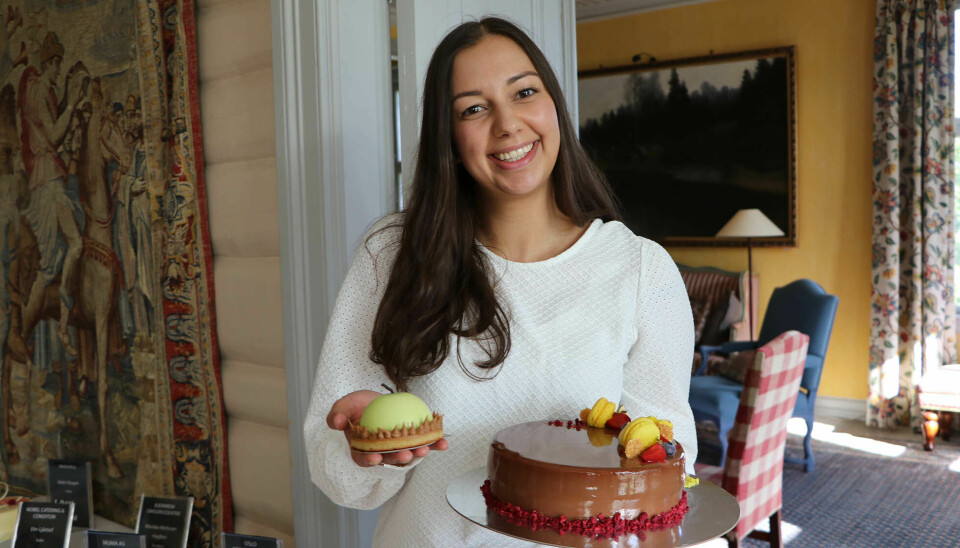Julia Anjali Mohan fra Oslo Kongressenter vant i kategorien dessert og kom på andre plass i kategorien kake.