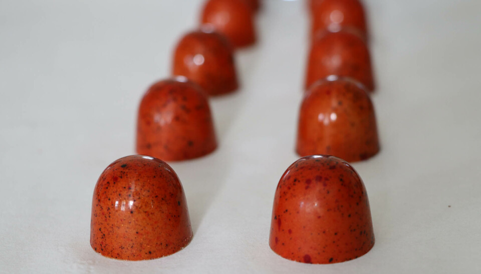 Asle Østbø fra Chili Chocolate kom på tredjeplass i kategorien konfekt. Asle Østbø fra Chili Chocolate kom på tredjeplass i kategorien konfekt.
