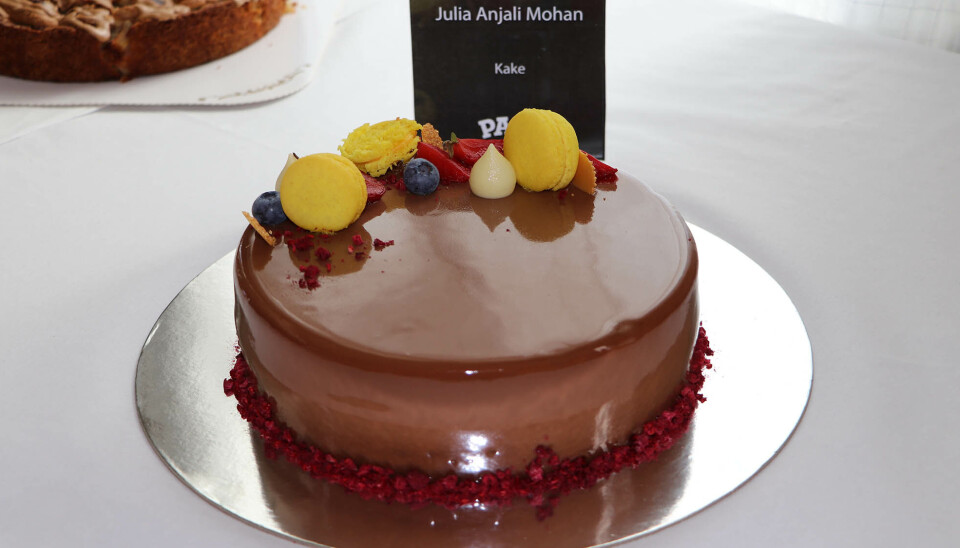 Julias kake ble nest best. Julias kake ble nest best.
