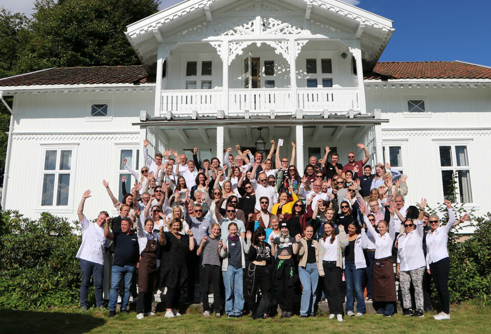 I fjor: Det var mange fremmøtte og god stemning da vinnerne i Pals Callebaut Challenge 2023 ble kåret på Bondi Gård i Asker.