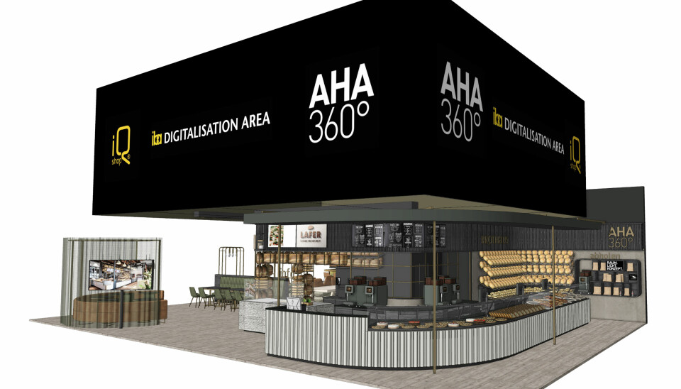 AHA 360° & Shop-IQ presenterer 'fremtidens filial' på stand 420 i hall A4 på iba 2023.