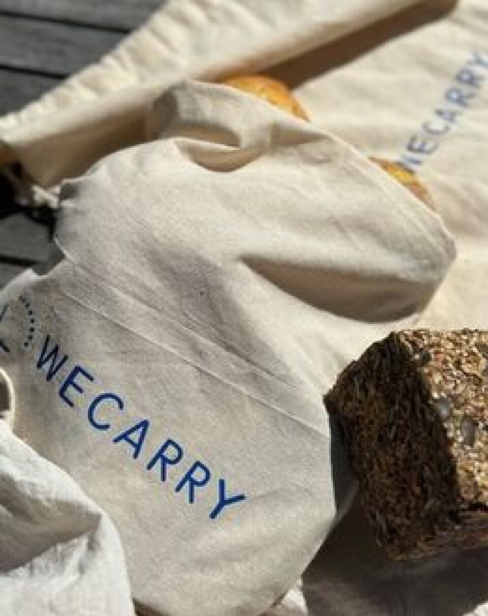 WeCarry er en 'startup' som produserer gjenbrukbare poser for brød og bakervarer.
