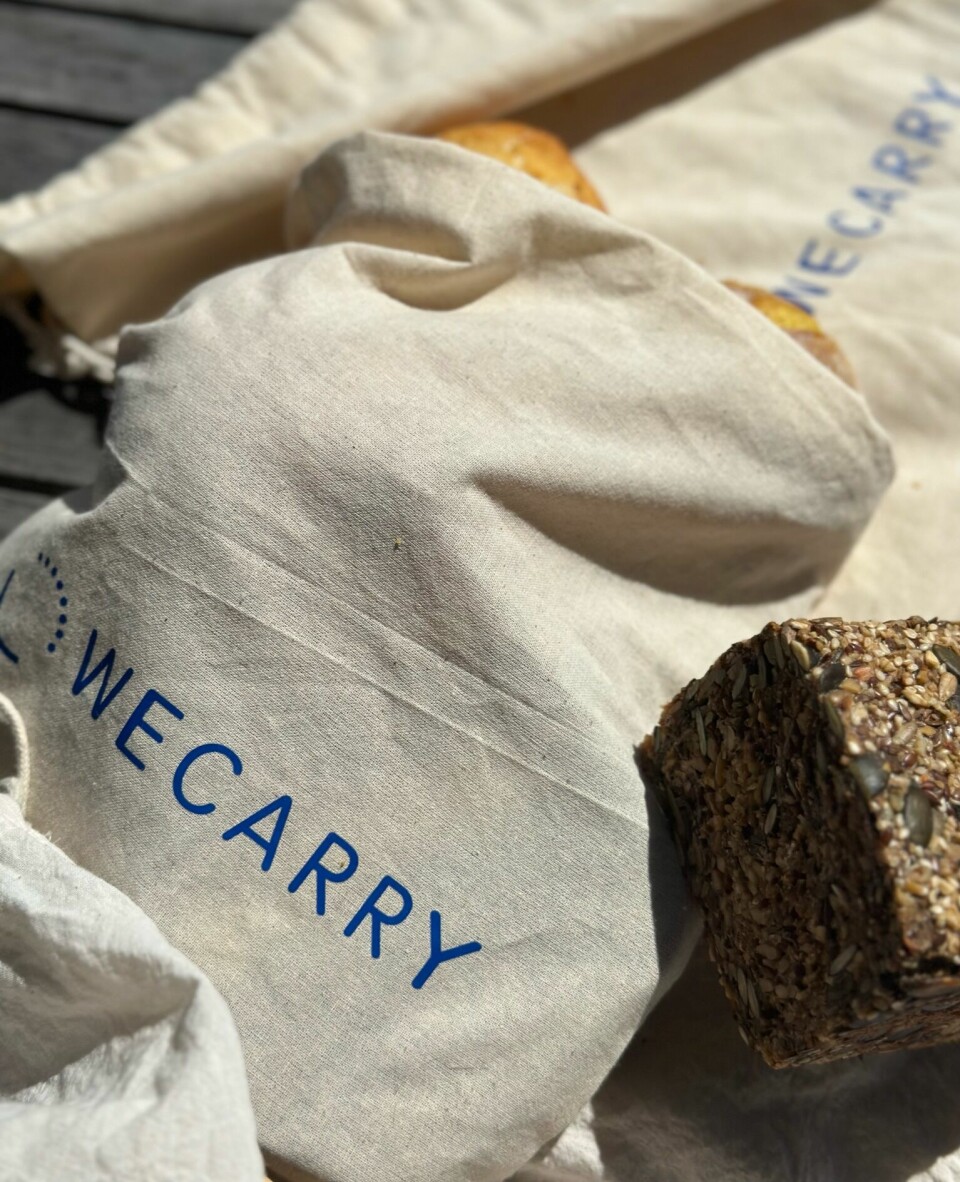 WeCarry er et bærekraftig og sirkulært system for bakeri-emballasje.