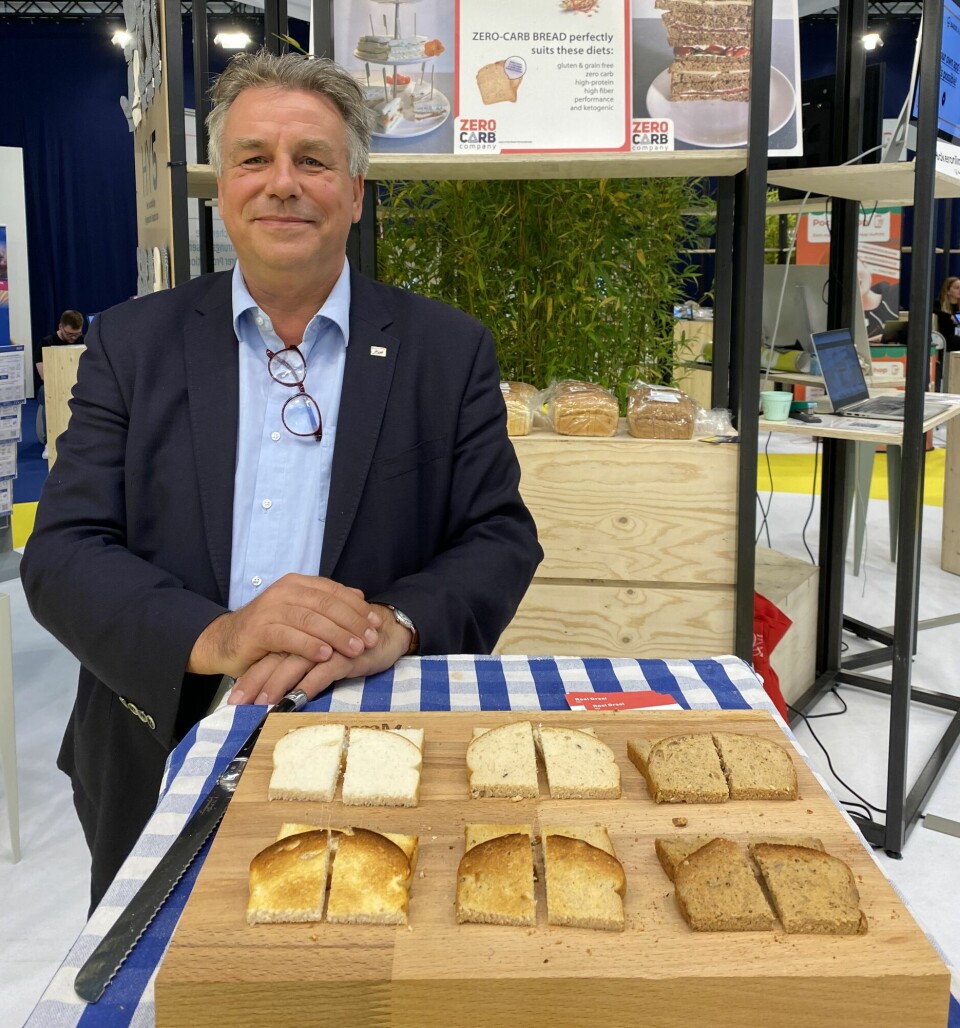 Roel Orsel er administrerende direktør i Zero Carb Company, som selger karbohydrat-frie brød laget helt uten korn og mel.