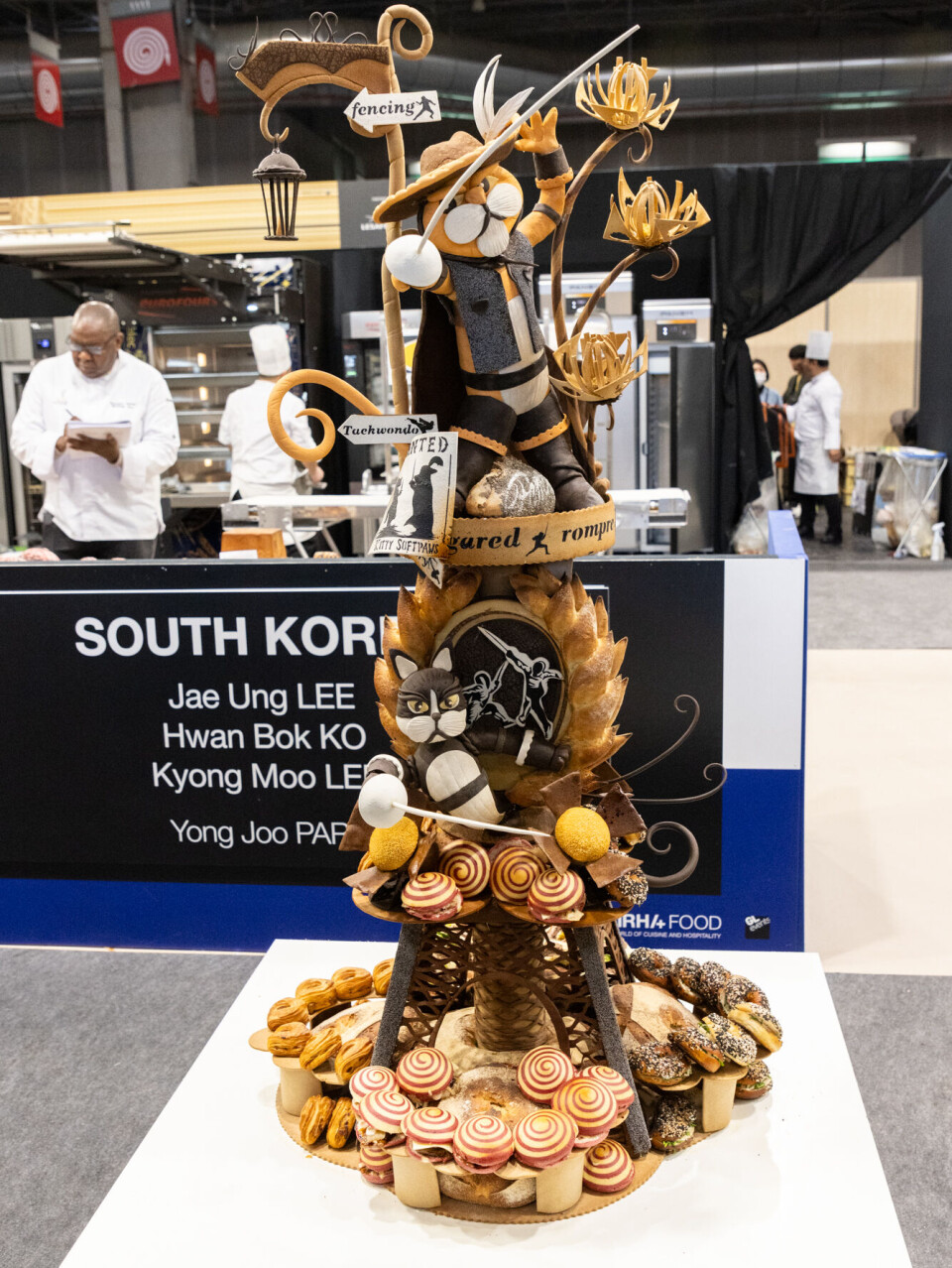 Sør-Koreas ferdige produkter og showpiece.