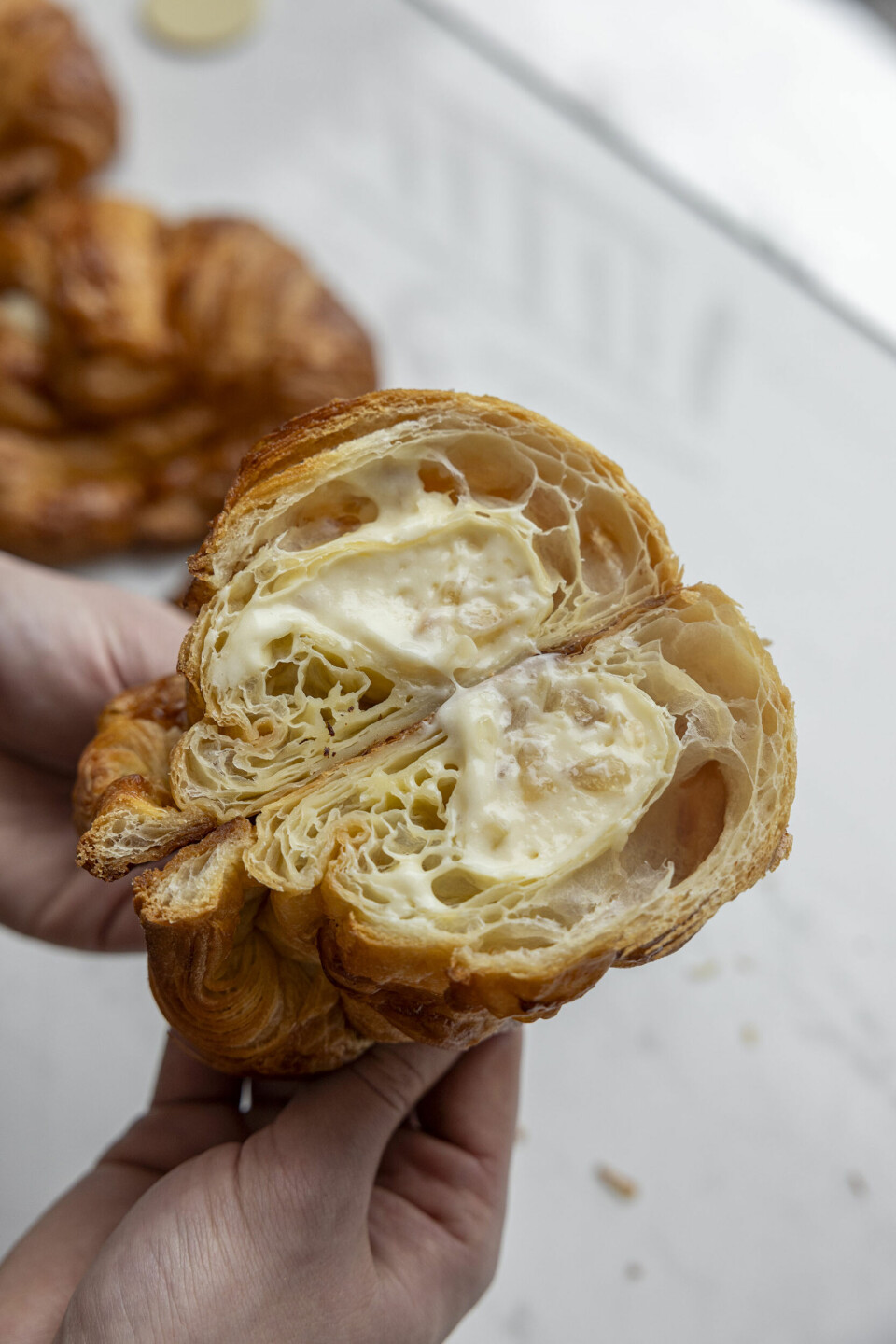 Croissantens dag på Sirkus Renaa: Medialunas med bergamottkrem.