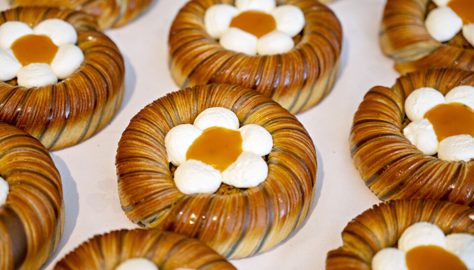 Philip Therkildsens wienerbrød med aprikos- og lavendelmarmelade.