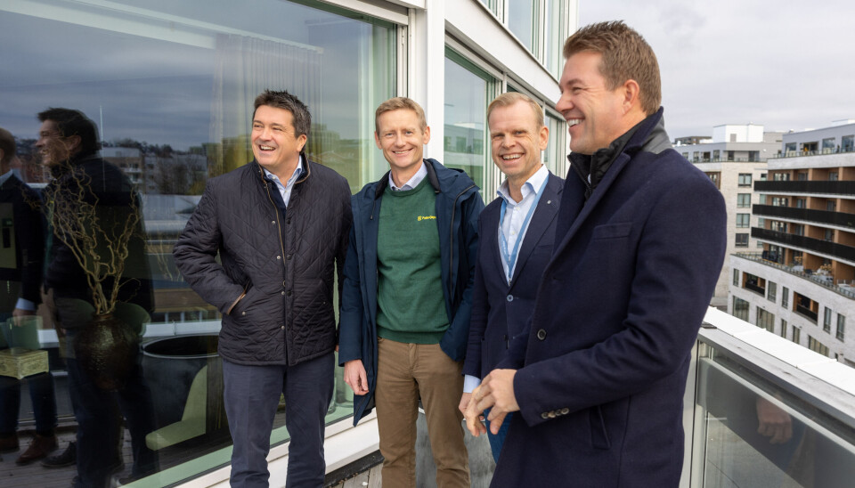 Samarbeider: Ole Robert Reitan (fra venstre), Svenn Ivar Fure, Svein Tore Holsether og Jan Erik Eikeland.