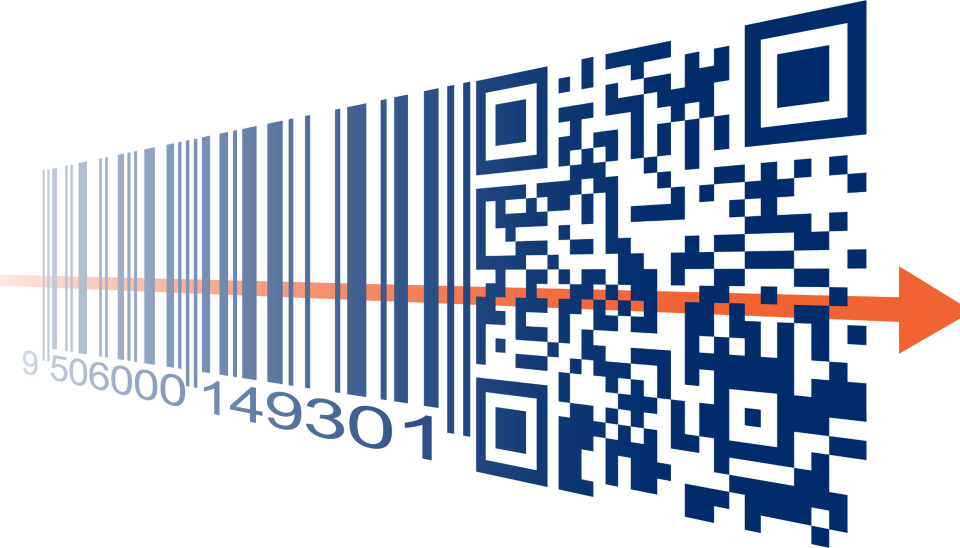Norsk og internasjonal dagligvarehandel vil erstatte strekkoden med QR-koder med GS1-standarder innen utgangen av 2027. Bilde av strekkode og QR-kode