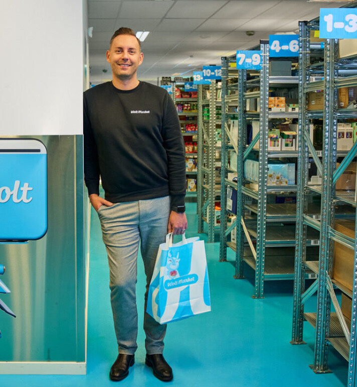 Joachim Schwartzbach, daglig leder i Wolt Market Norge, kan glede seg over utvidet tilbud av ferske bakervarer i sortimentet.