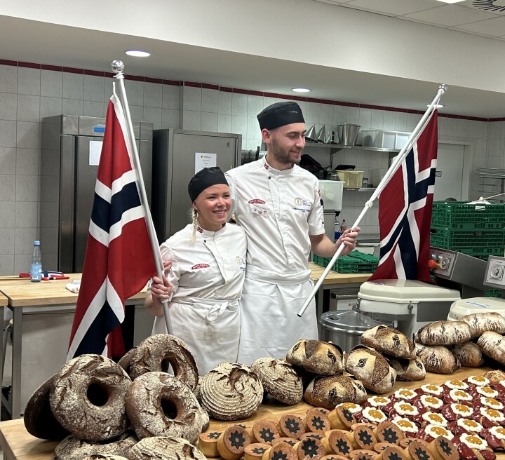 Philip Therkildsen og Ingrid Knutsen fra Bakerlandslaget vant begge sine kategorier, men Norge endte sist siden de manglet en deltaker på showpiece.