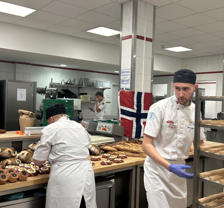 Philip Therkildsen og Ingrid Knutsen stod for en solid prestasjon i Nordic Bakery Cup 2024.