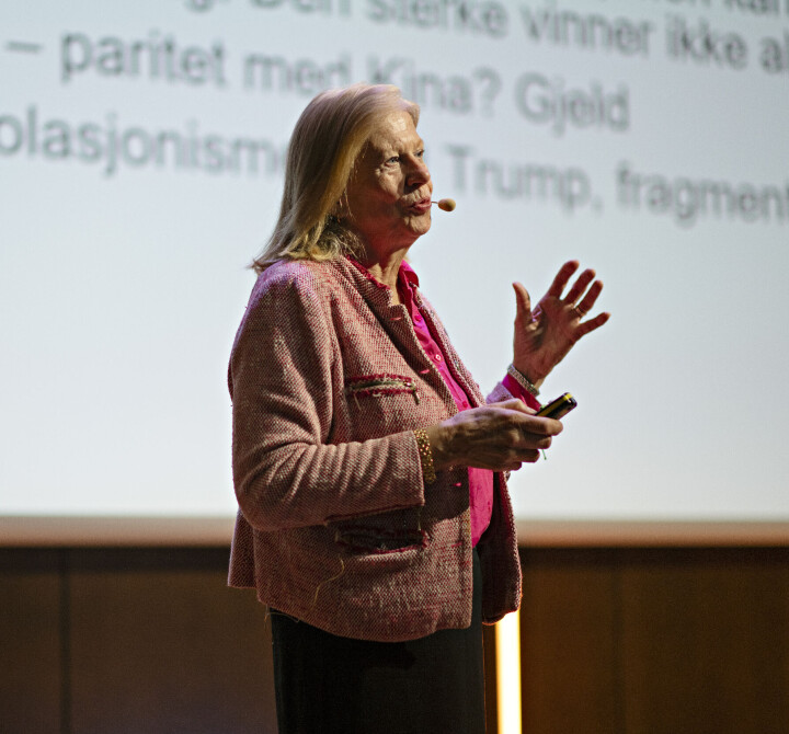 Janne Haaland Matlary, forfatter og professor i internasjonal politikk på Universitetet i Oslo,
fortalte at det nå er Vesten mot resten.