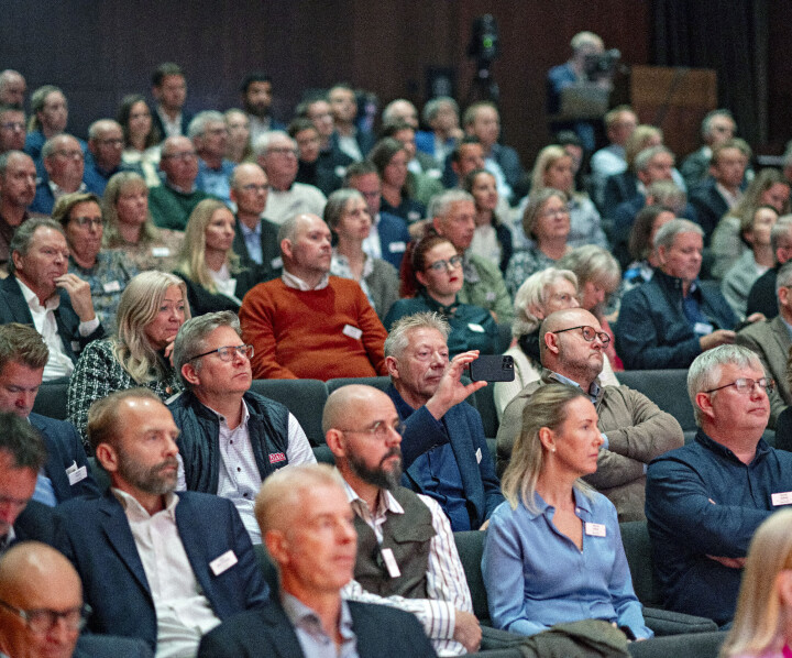 Fullsatt sal under Møllerens Inspirasjonsdag 2024 på Nasjonalmuseet.