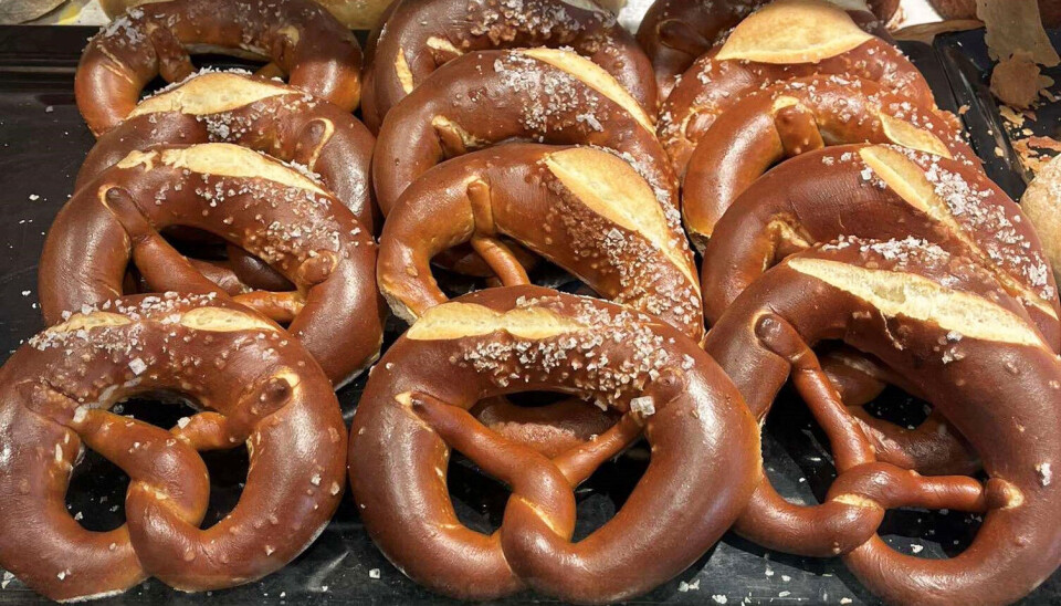 De tyske bakerne hos Baker Brun har laget ferske pretzels i hele oktober.