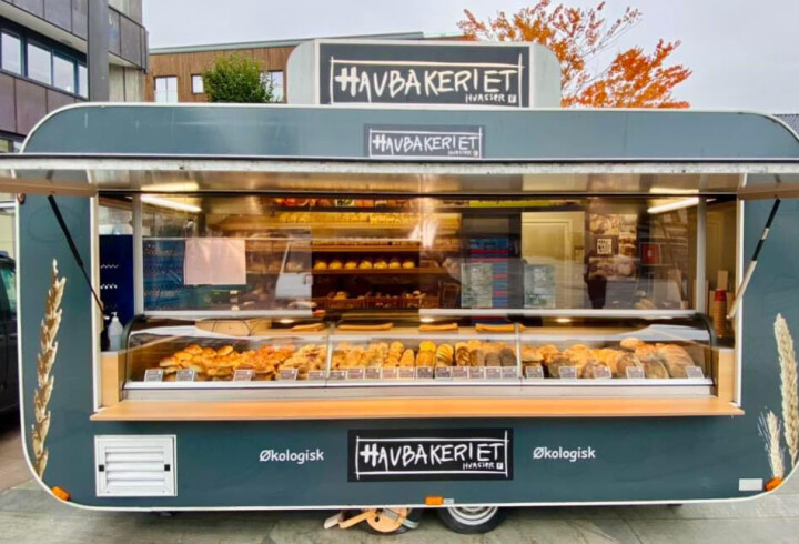 Havbakeriets salgsvogn har gjennom årenes løp blitt et kjent og kjært landemerke på torget i Tønsberg.