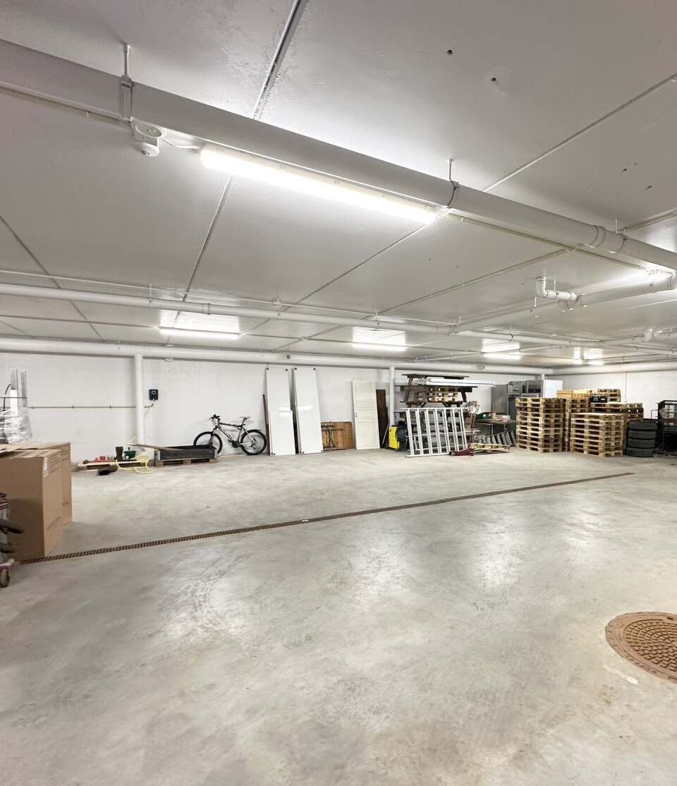 Det nye bakeriet har en stor kjeller som gir plass til lager og nytt glutenfritt bakeri.