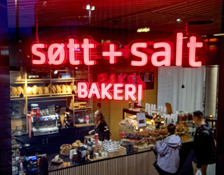Søtt+Salt fremstår som et nabolagsbakerI, men bak veggen til utsalget produseres det store volumer.