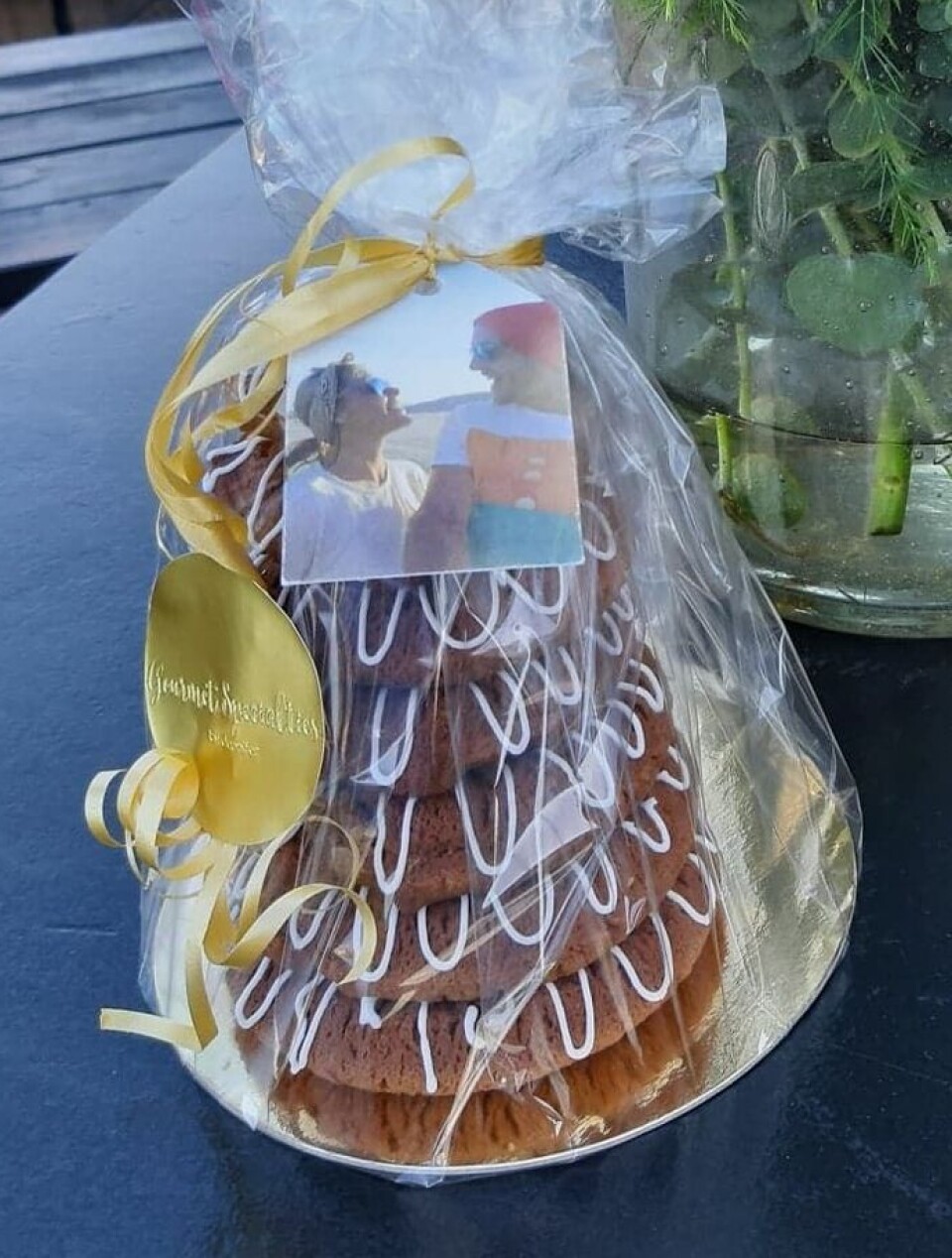 – Da datteren min giftet seg fikk alle bryllupsgjestene en sjokoladekransekake med en hilsen og takk fra brudeparet. Det var veldig populært, forteller Jennifer Falck.
