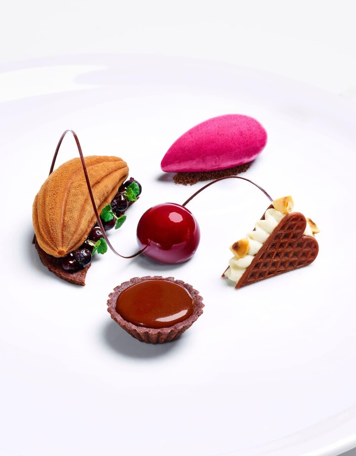 Martine Espelands dessert i Global Pastry Chef Challenge, Europe North.