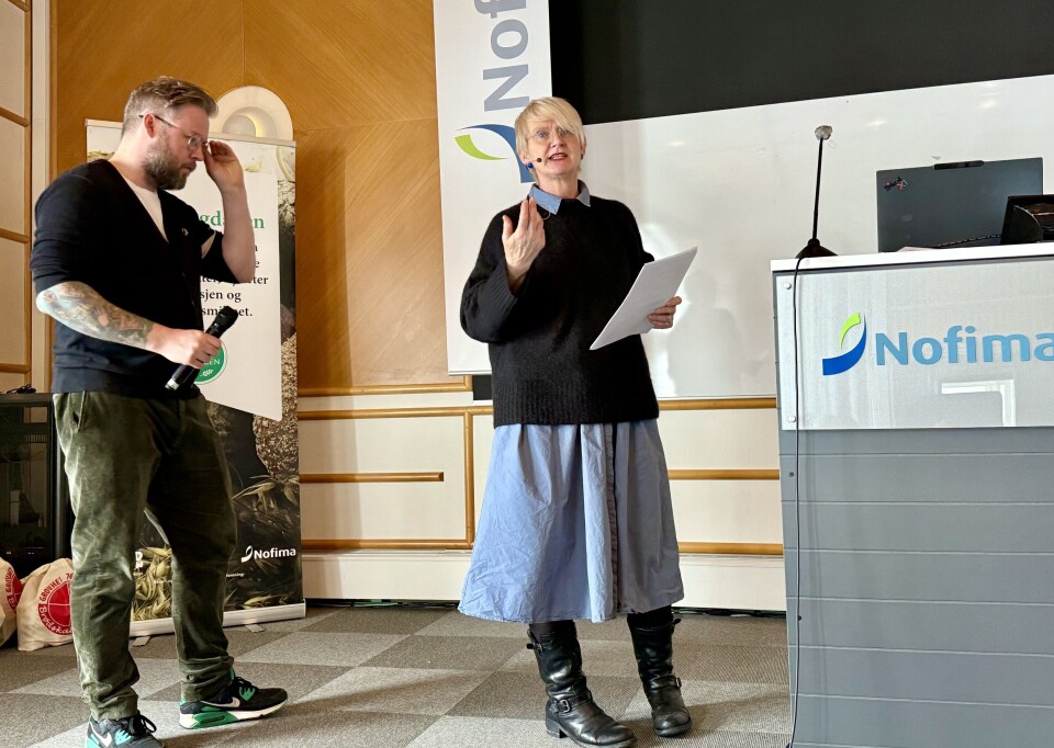 Pål Henrik Kristiansen og Torunn Nordbø fra MatPrat jobber med en treårig brødsatsing som de fortalte om på Cerealfagdagen 2025.