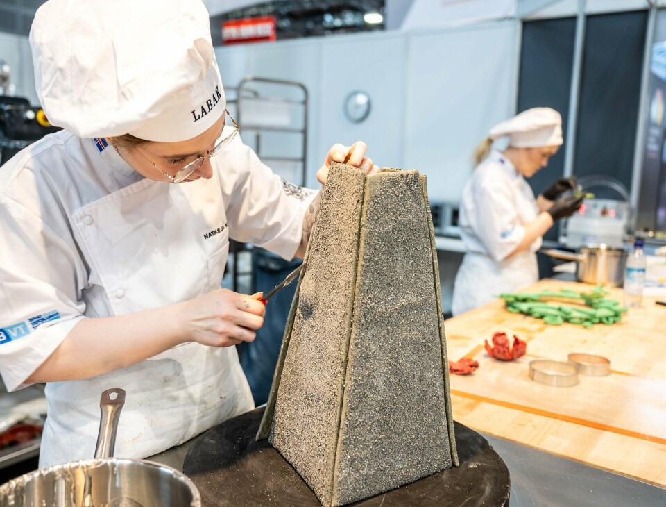 Det islandske laget besto av Sigrun Sol Vigfusdottir og Nastasja Kiencke.