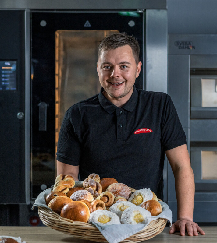 Baker og fagkonsulent Andreas Holme hos Norgesmøllene bistår gjerne med prøvebaking med Diamant Hvetebakst i ditt bakeri.