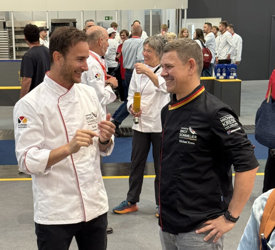 Daniel Sunzenauer i samtale med verdens beste brødsommelier, Michael Kress.