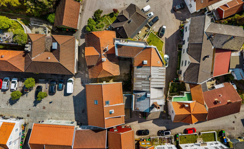 Torgbakken 8 sett ovenfra. Torgbakken 8 sett ovenfra.