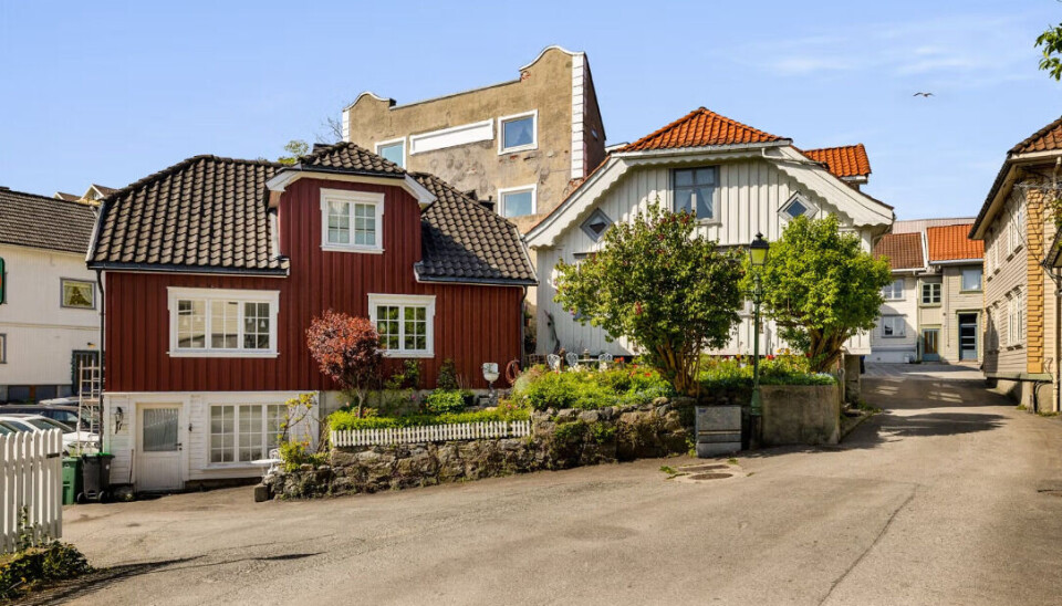 Fasaden sett fra sør.