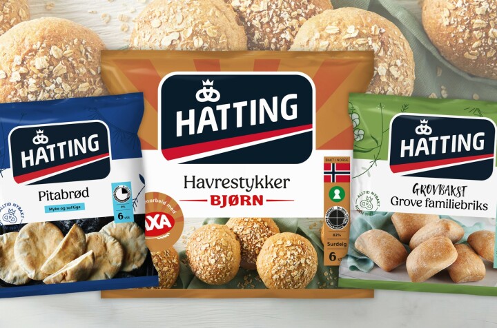 Slik er den nye Hatting-emballasjen.