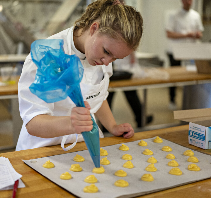 Brukte sommerferien: Oda Ruud Granli kunne gjerne bruket en uke til av sommerferien på baker- og konditor campus.